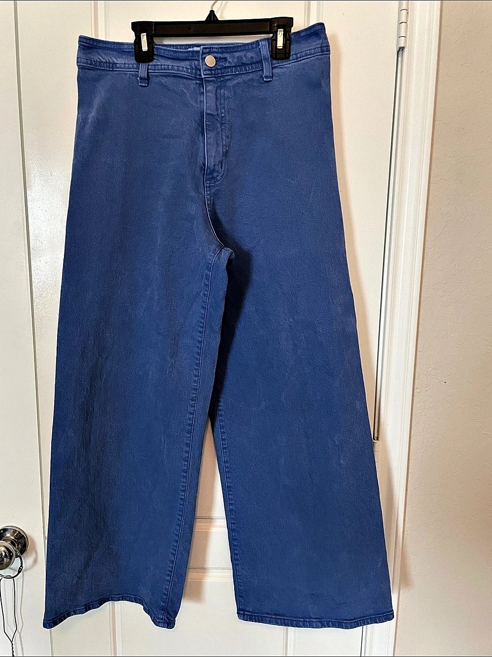 Universal Thread High-Rise Sailor Wide Leg Ankle Jeans Blue 10